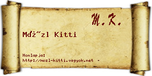 Mözl Kitti névjegykártya